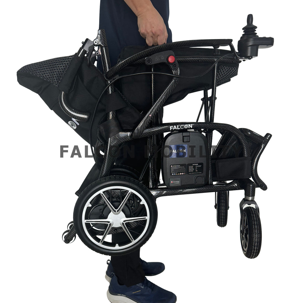 Ultra-Lite Carbon Electric Powered Motorised Wheelchair PMA (11.7 kg)