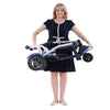 F2 Lightweight Foldable Electric Mobility Scooter - Lady carrying